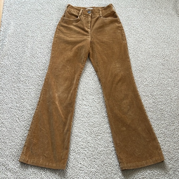 BABATON Joey Corduroy Pants in Golden Amber Size 00 - Picture 3 of 16